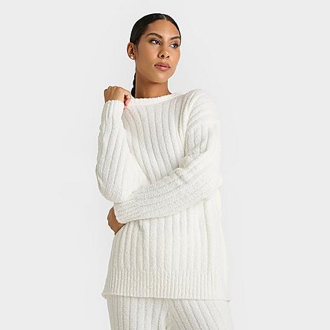 UGG Women's Riz Rib Top in Nimbus/Sand Size: Large
