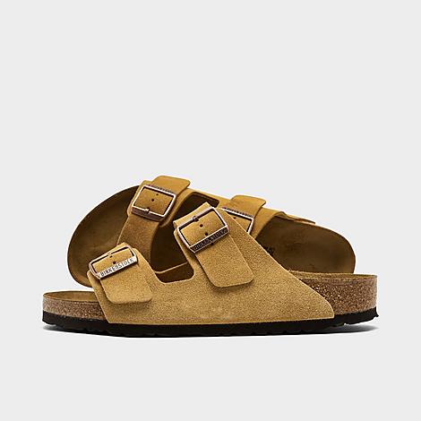 Birkenstock Men's Arizona Birko-Flor Sandals in Latte Cream Size: 41