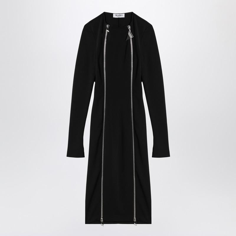 The Attico Midi Dress With Logoed Zip Puller