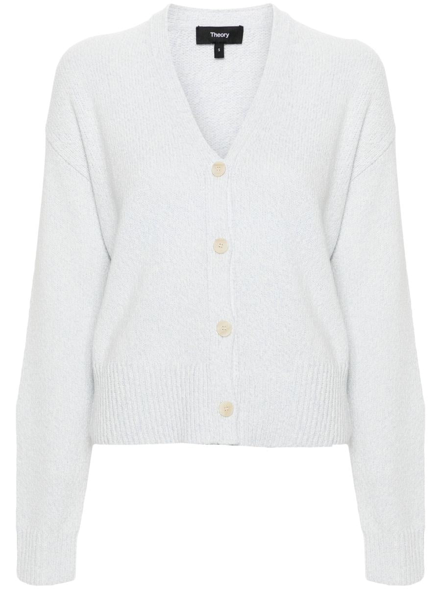 Theory Cropped Ls Cardi. Woo Clothing