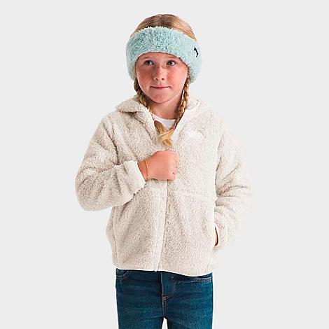 The North Face Kids Toddler Campshire Full-Zip Hoodie in White Dune/Sparkle Size: 2T