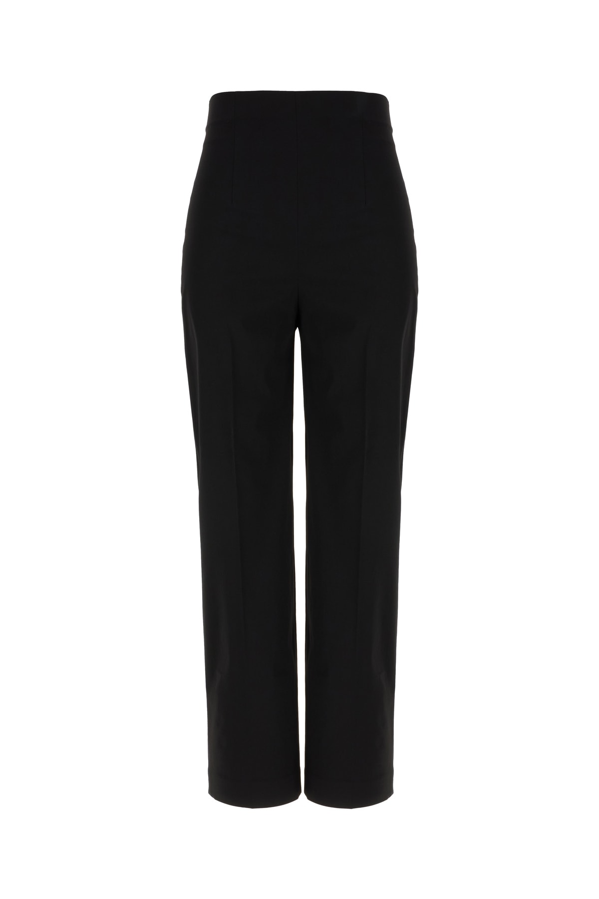 Alberta Ferretti Black Stretch Wool Blend Pants