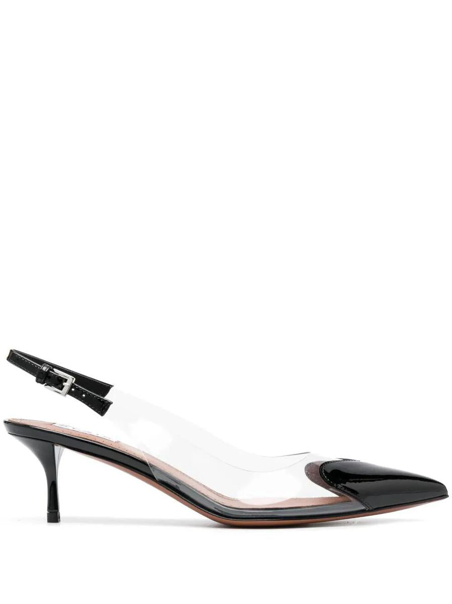Alaïa Le Caur Slingbacks In Patent Leather Shoes