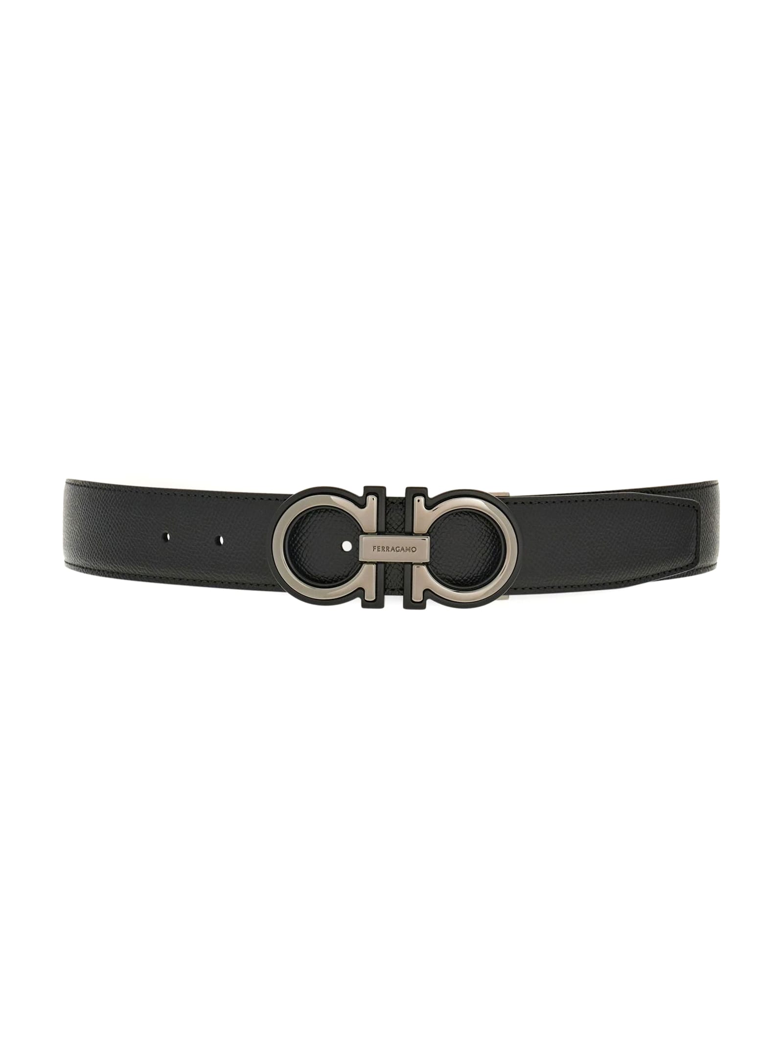 Ferragamo Reversible And Adjustable Gancini Belt