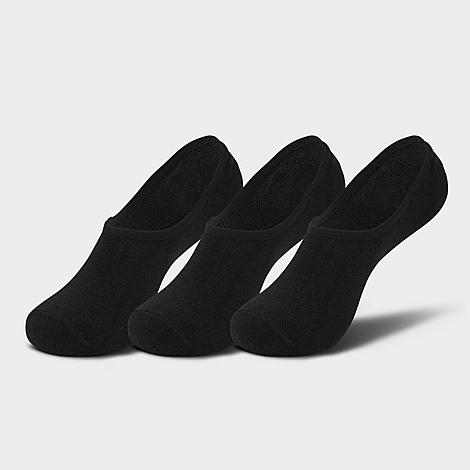 Sonneti Men's Finish Line Footie Socks (3-Pack) in Black Size: Large