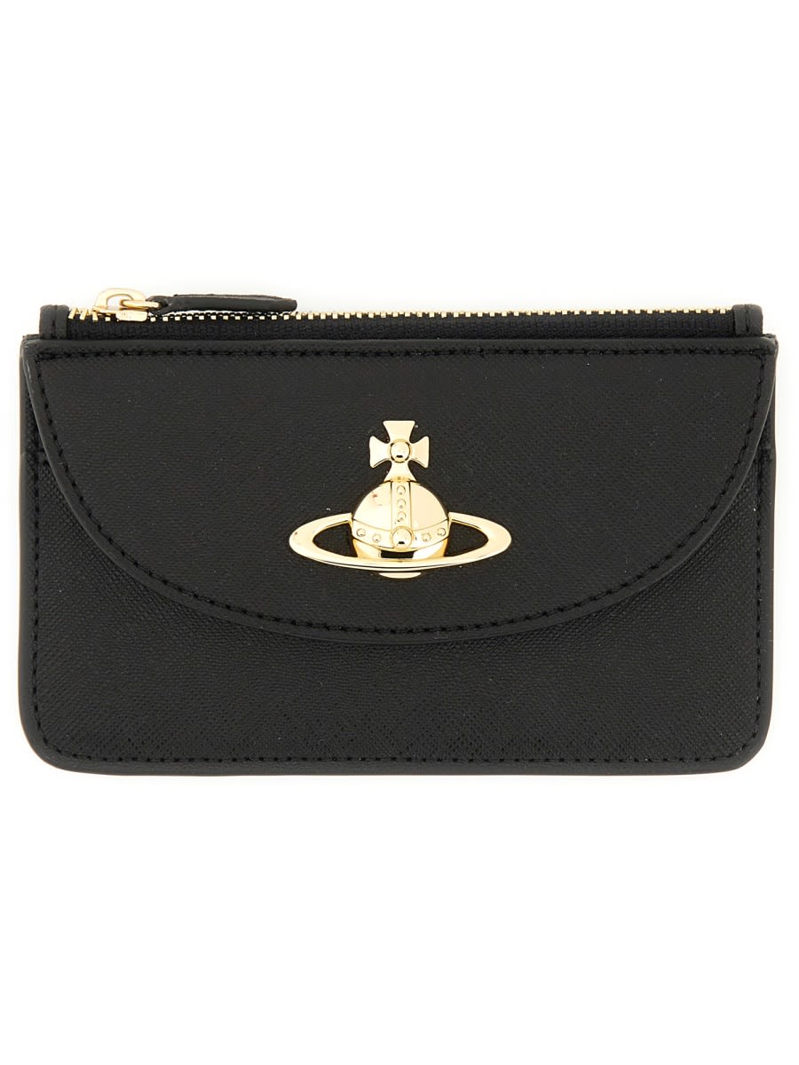Vivienne Westwood slim Longhalf Moon Wallet