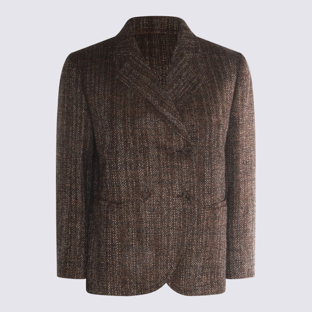 Fendi Brown Cotton Blazer