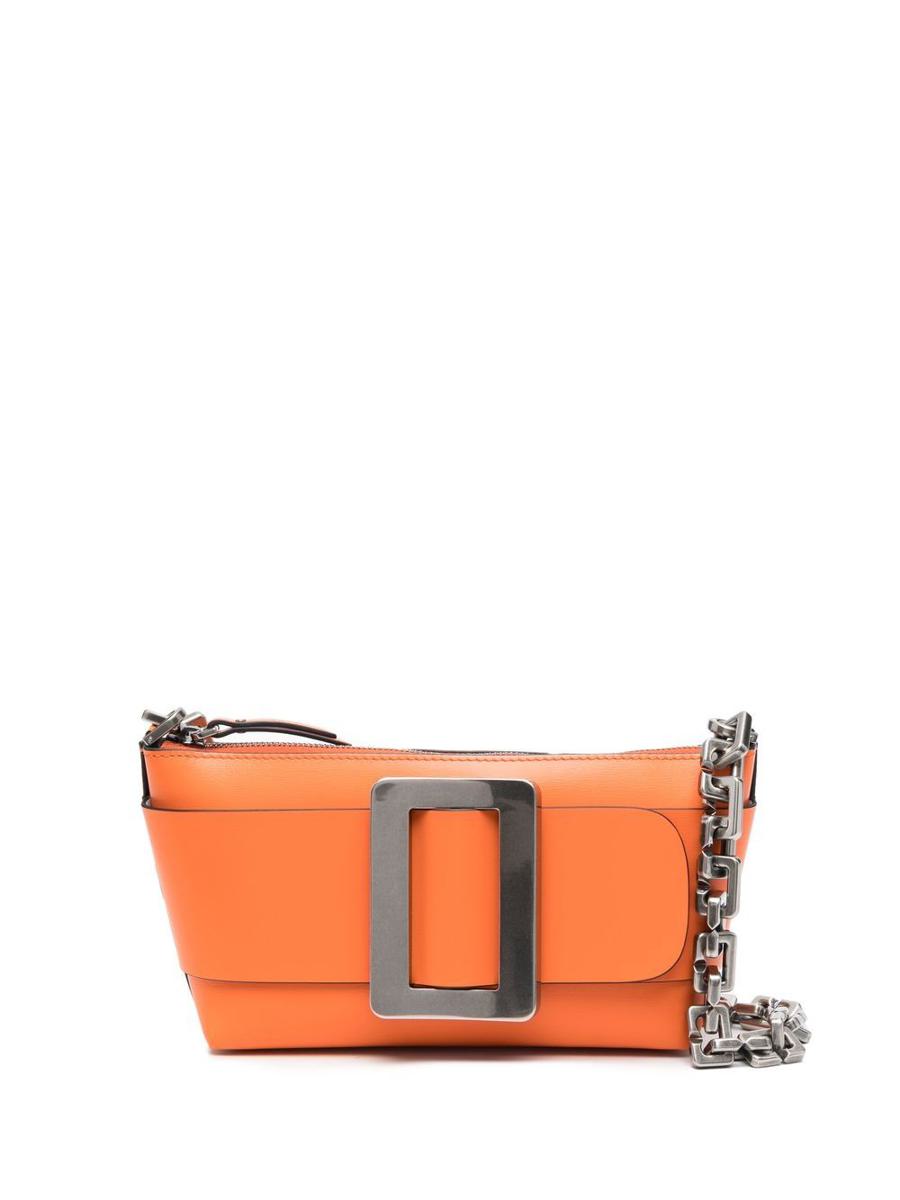 Boyy Buckle Pouchette Leather Shoulder Bag