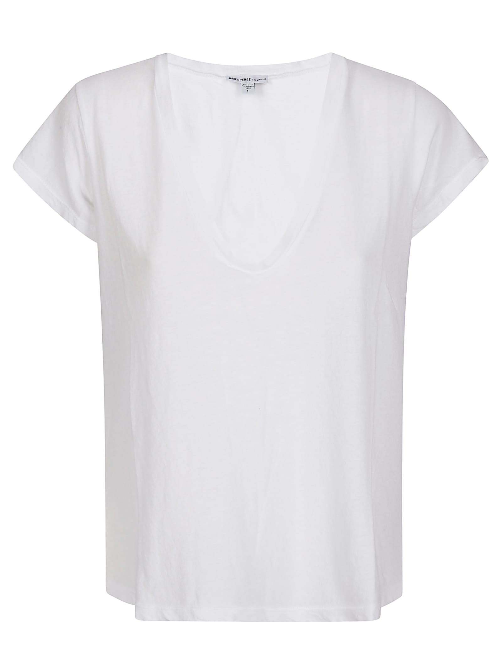 James Perse High Gauge Jersey Deep V Tee