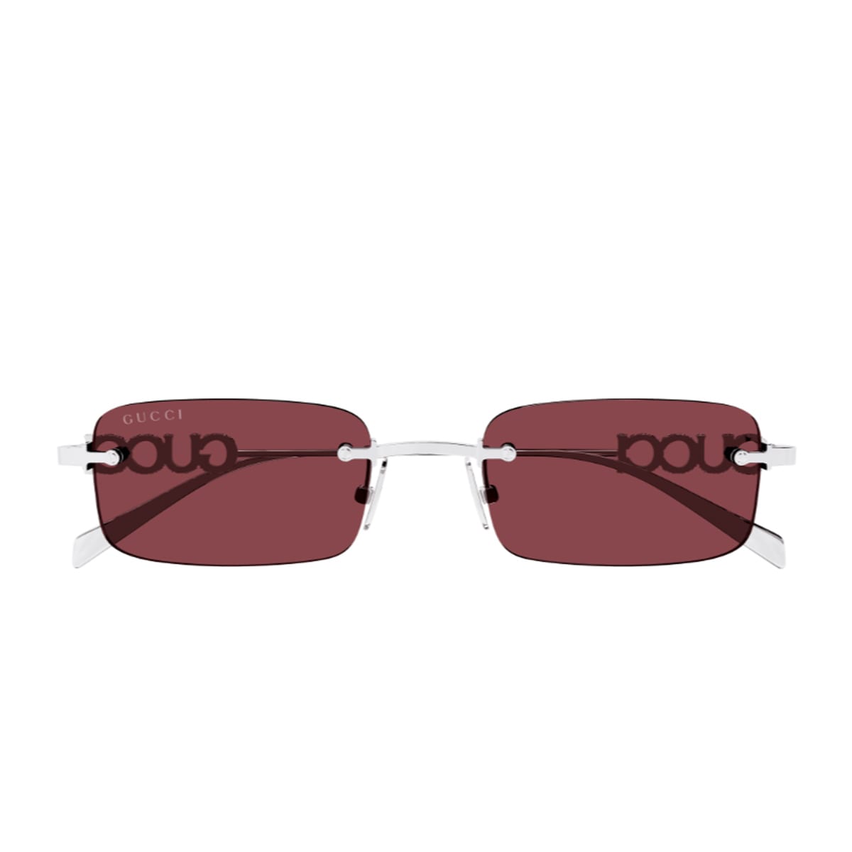 Gucci Eyewear Gucci Gg1808s Linea Name Of Brand 004 Silver Red Sunglasses