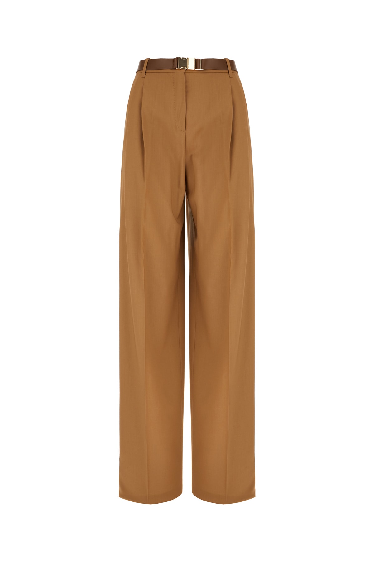 Max Mara Studio Camel Wool Pants