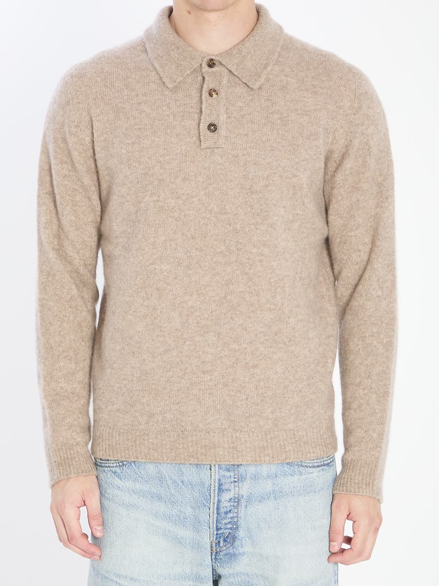 Cashmere Blend Polo Shirt