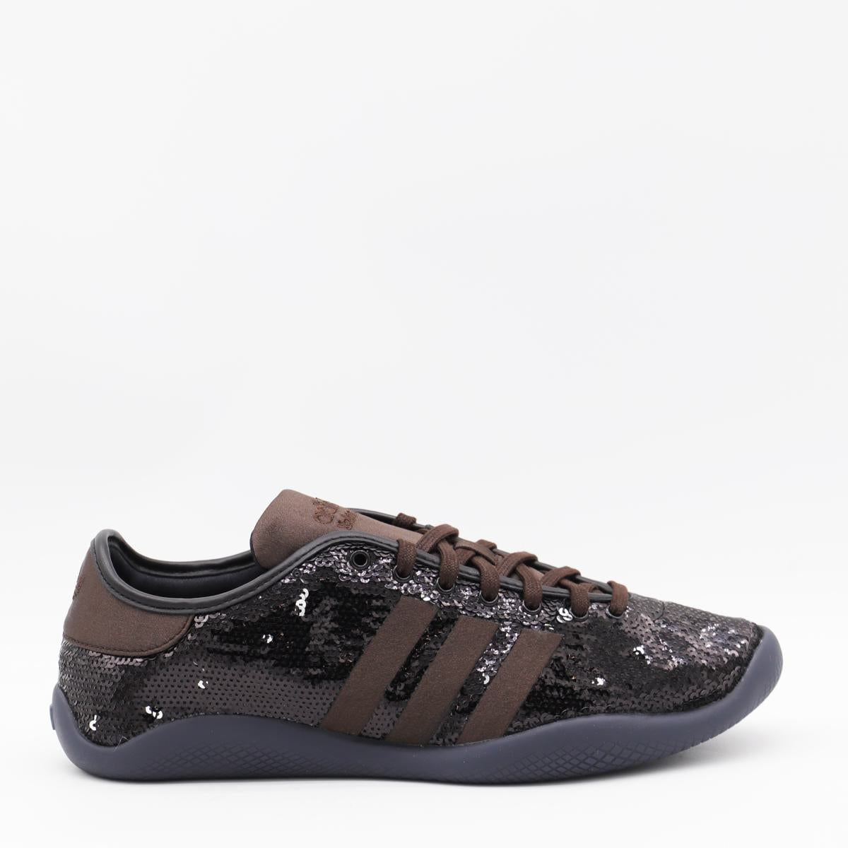 Adidas Originals By Wales Bonner Dark Brown Lo Pro Sequin Sneakers
