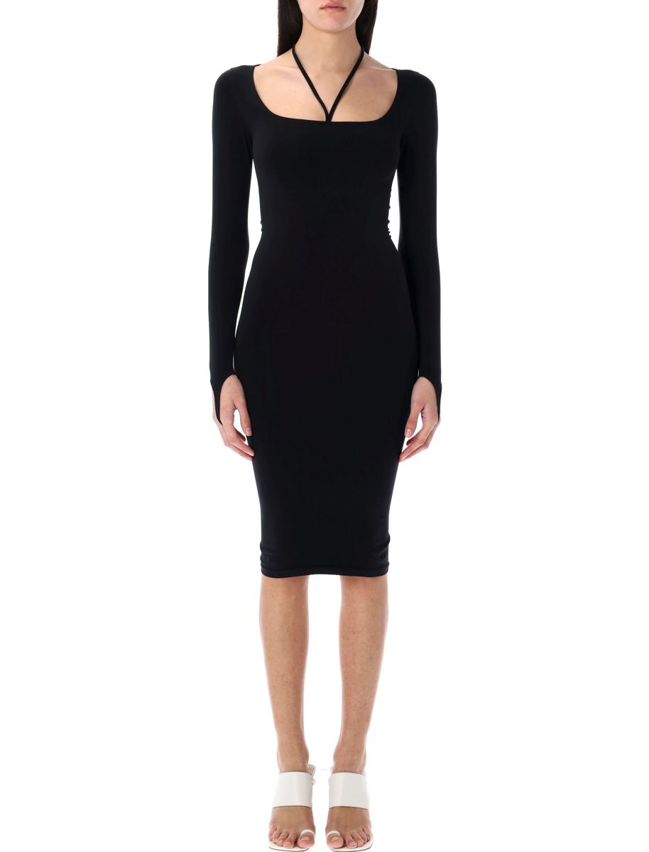 Andreādamo Sculpting Jersey Midi Dress