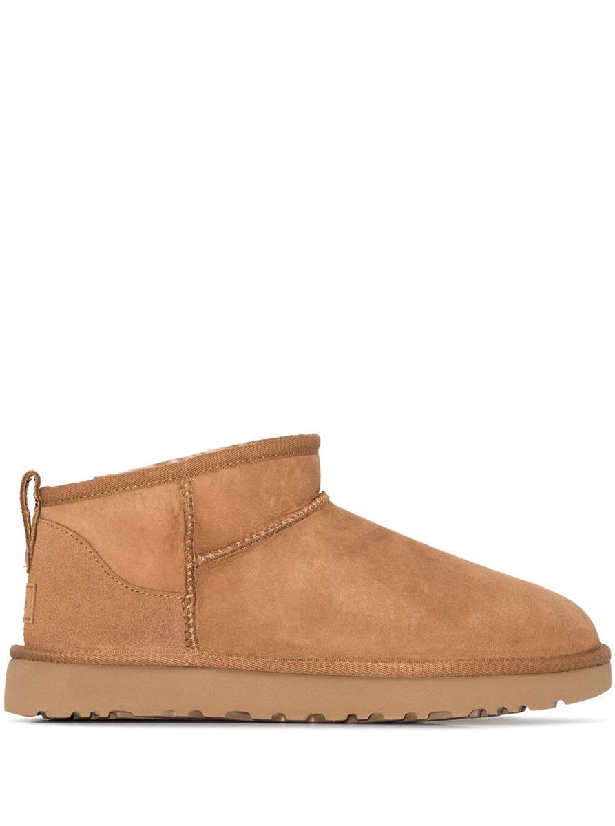 Brown 'Ultra Mini' Boots In Suede Woman