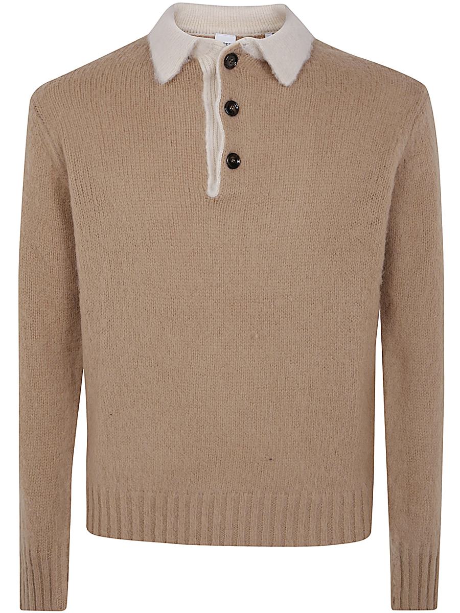 Aspesi Polo Shirt With Contrast Clothing