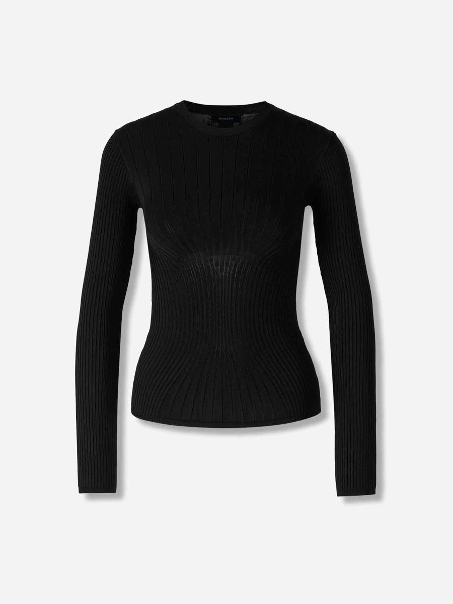 Mugler Crew Neck Sweater
