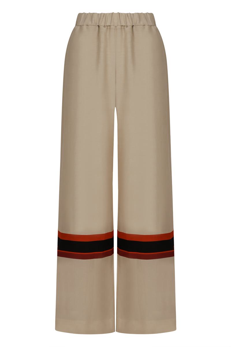 Raquel Diniz Linen And Silk Trousers