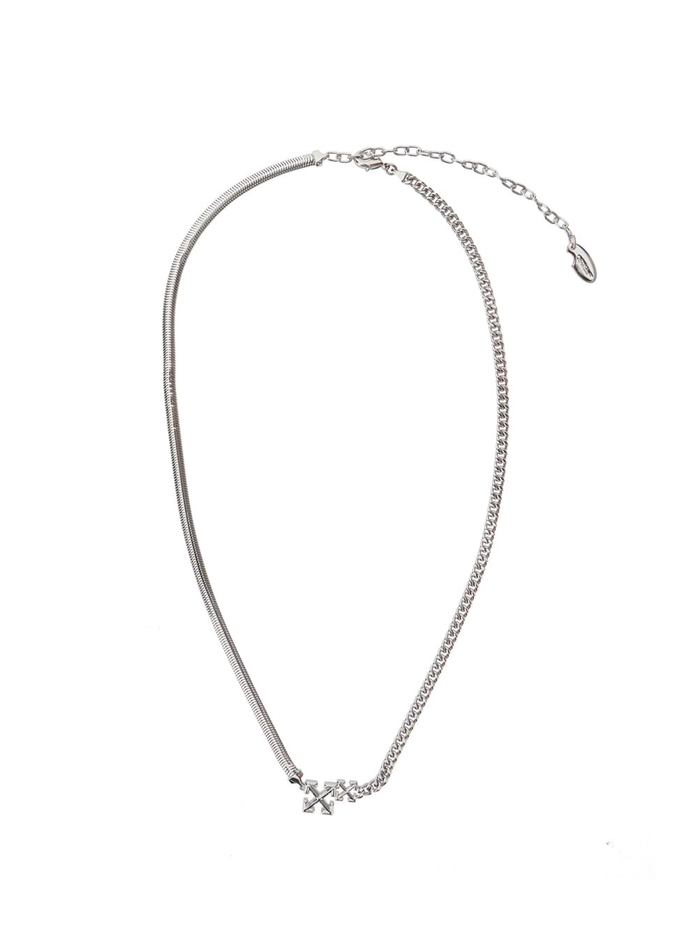 Off-White Double Arrow Necklace