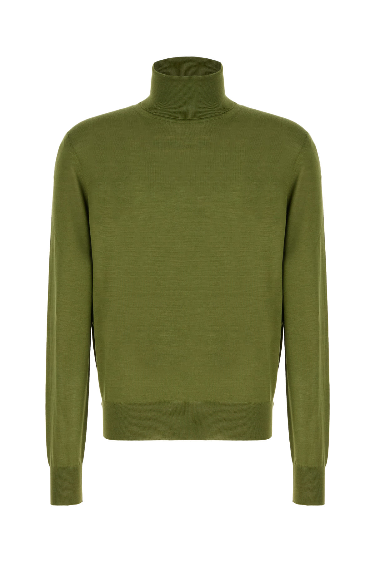 Saint Laurent Olive Green Wool Blend Sweater