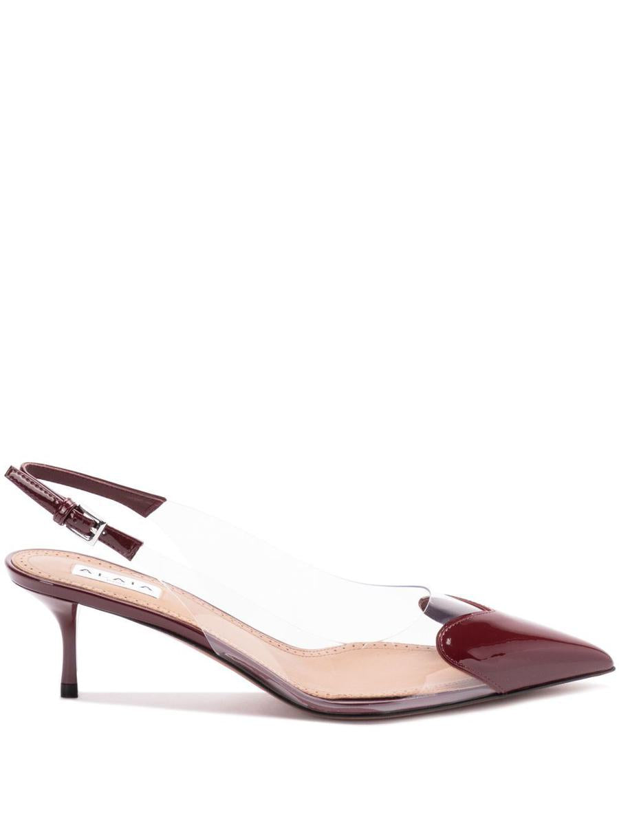 Alaïa Le Caur Slingbacks In Patent Leather Shoes