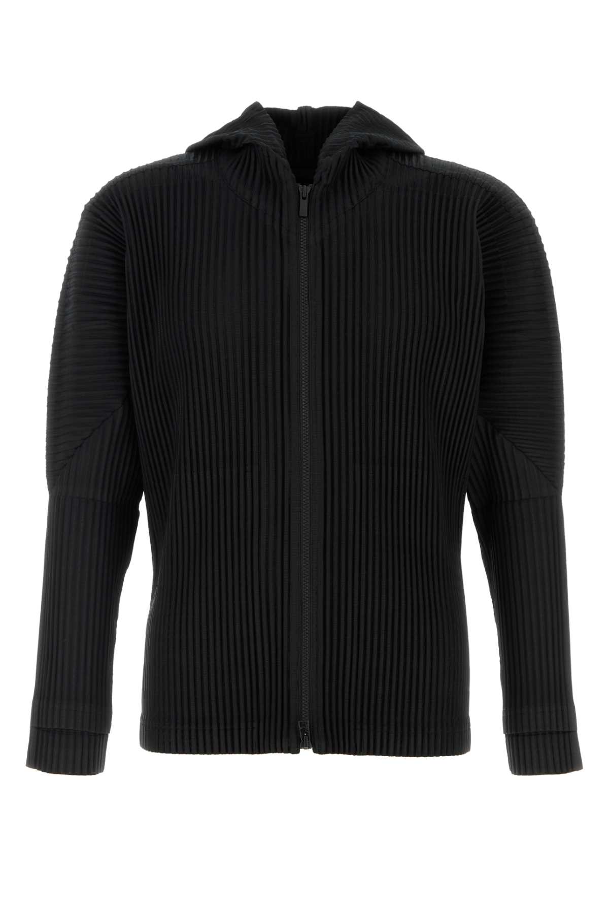 Homme Plissé Issey Miyake Black Polyester Sweatshirt