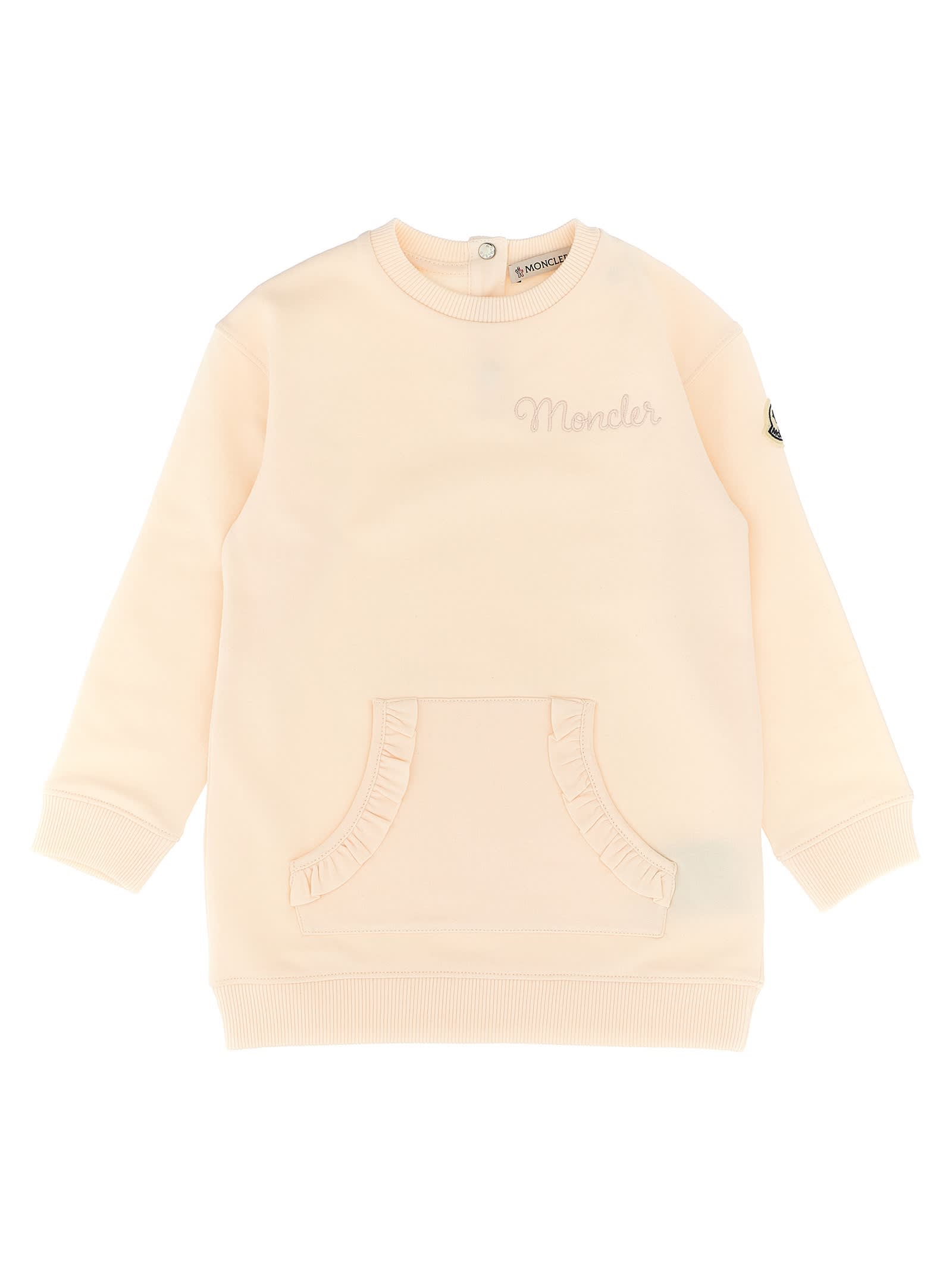 Moncler Logo Embroidery Dress