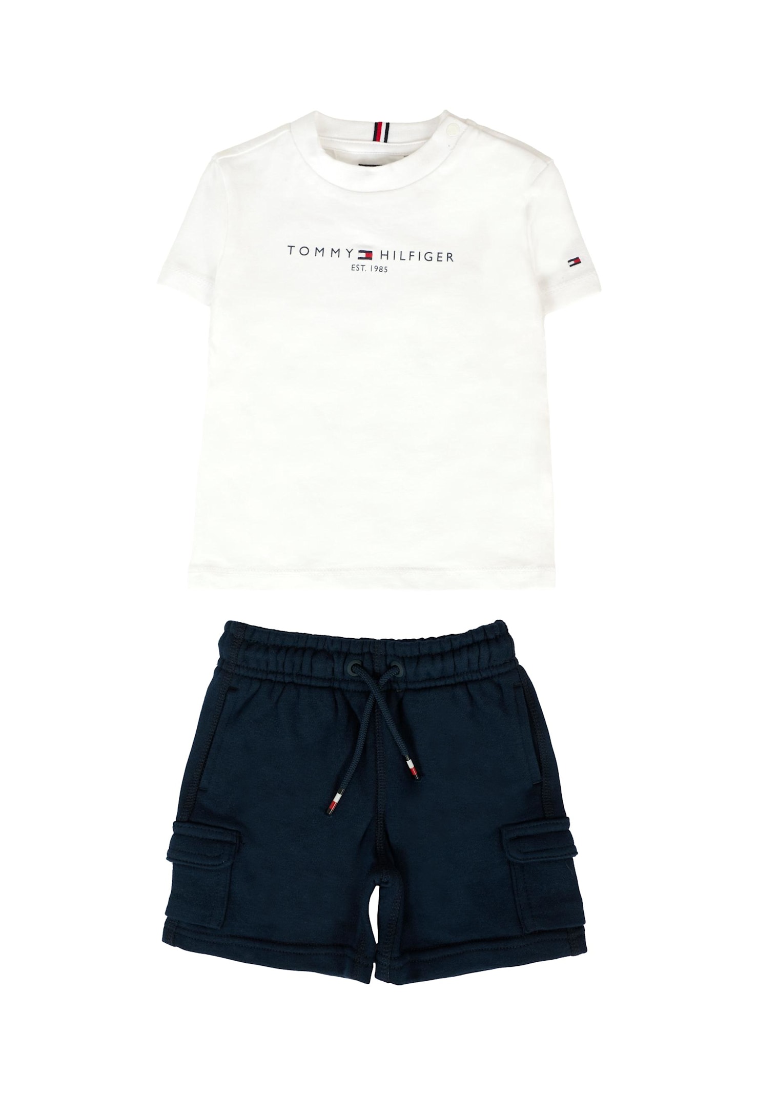 Tommy Hilfiger Multicolor Suit For Boy With Logo