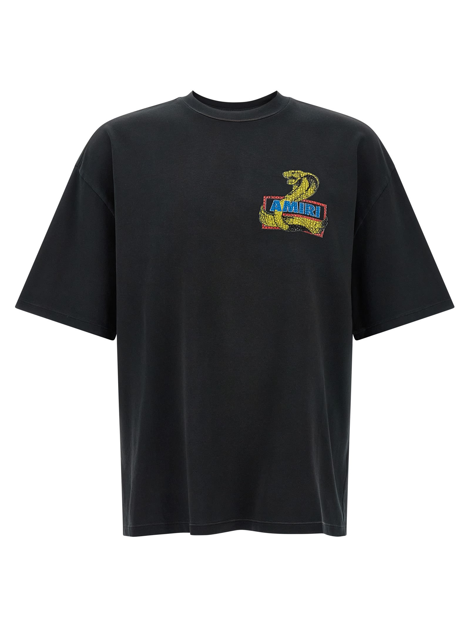amiri Crystal Cobra T-shirt