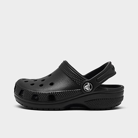 Crocs Kids Toddler Classic Clog Shoes in Black Size: 4