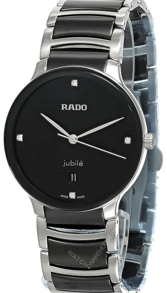 RADO Centrix Quartz SS 39.5MM 3 Diamond Two-Tone Men's Watch R30021712
