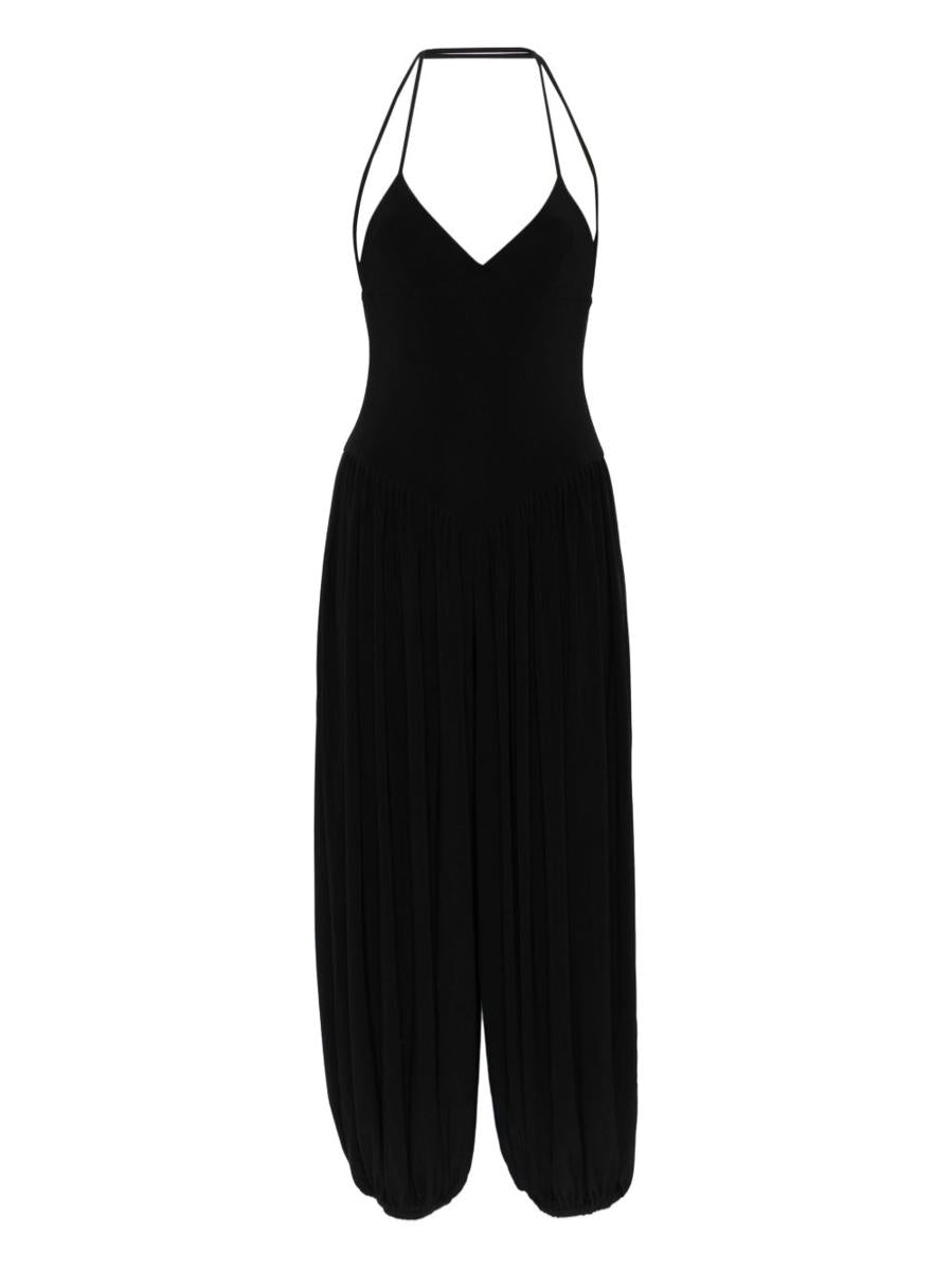 Norma Kamali Sleeveless Long Jumpsuit