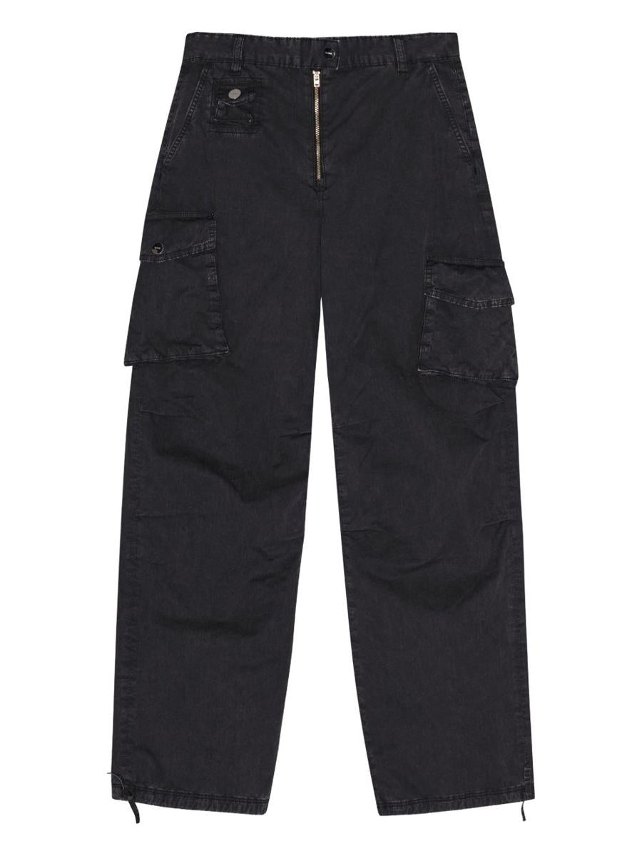 Ganni Organic Cotton Cargo Trousers