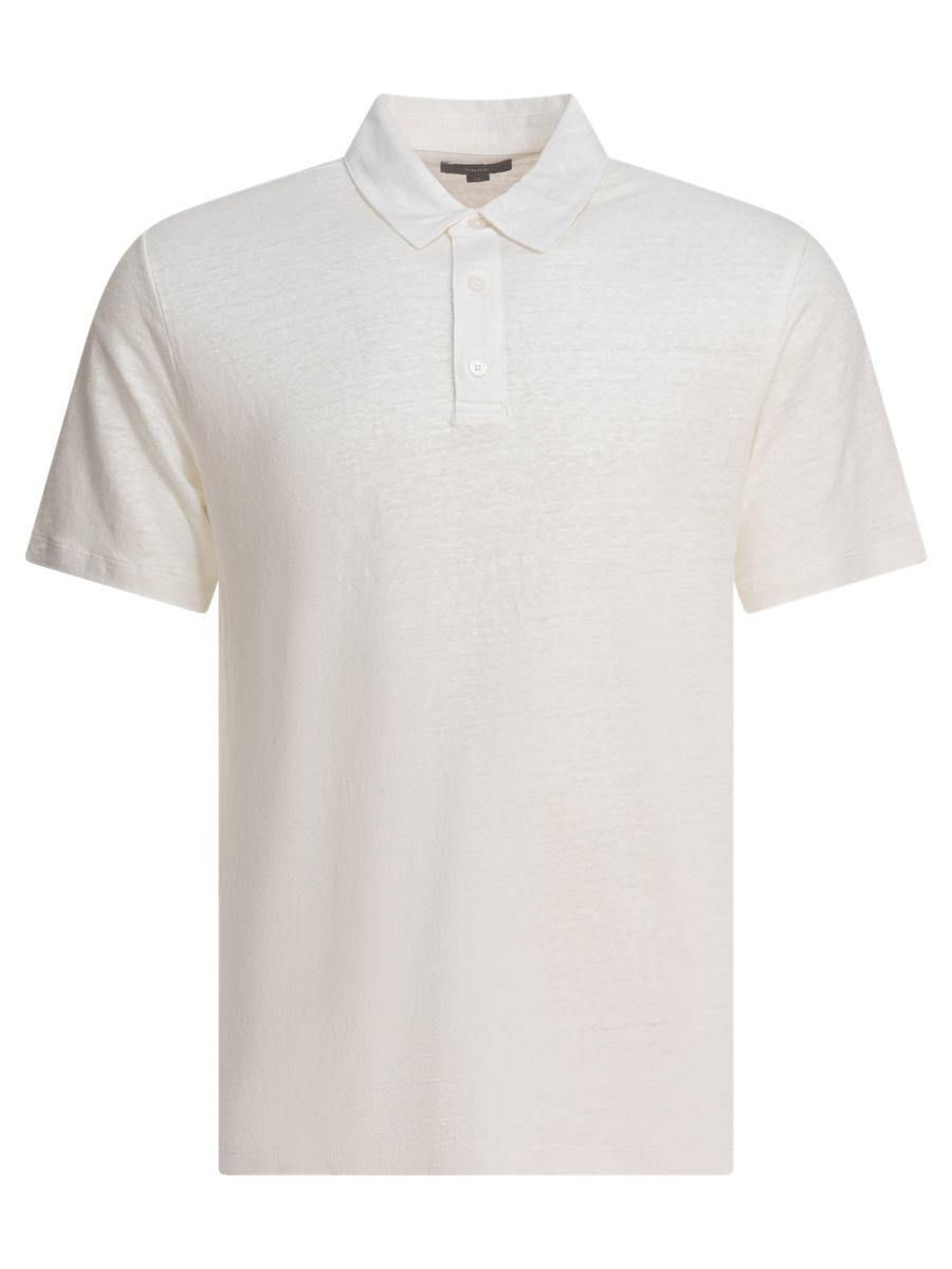 Vince Linen Polo Shirt