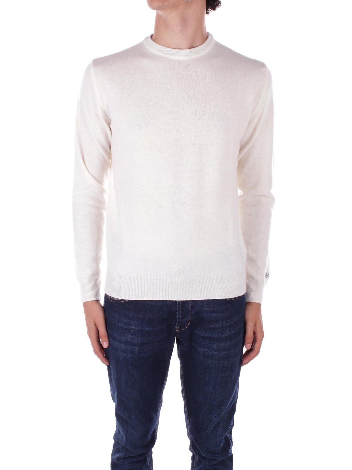 Woolrich Logo Embroidered Crewneck Jumper
