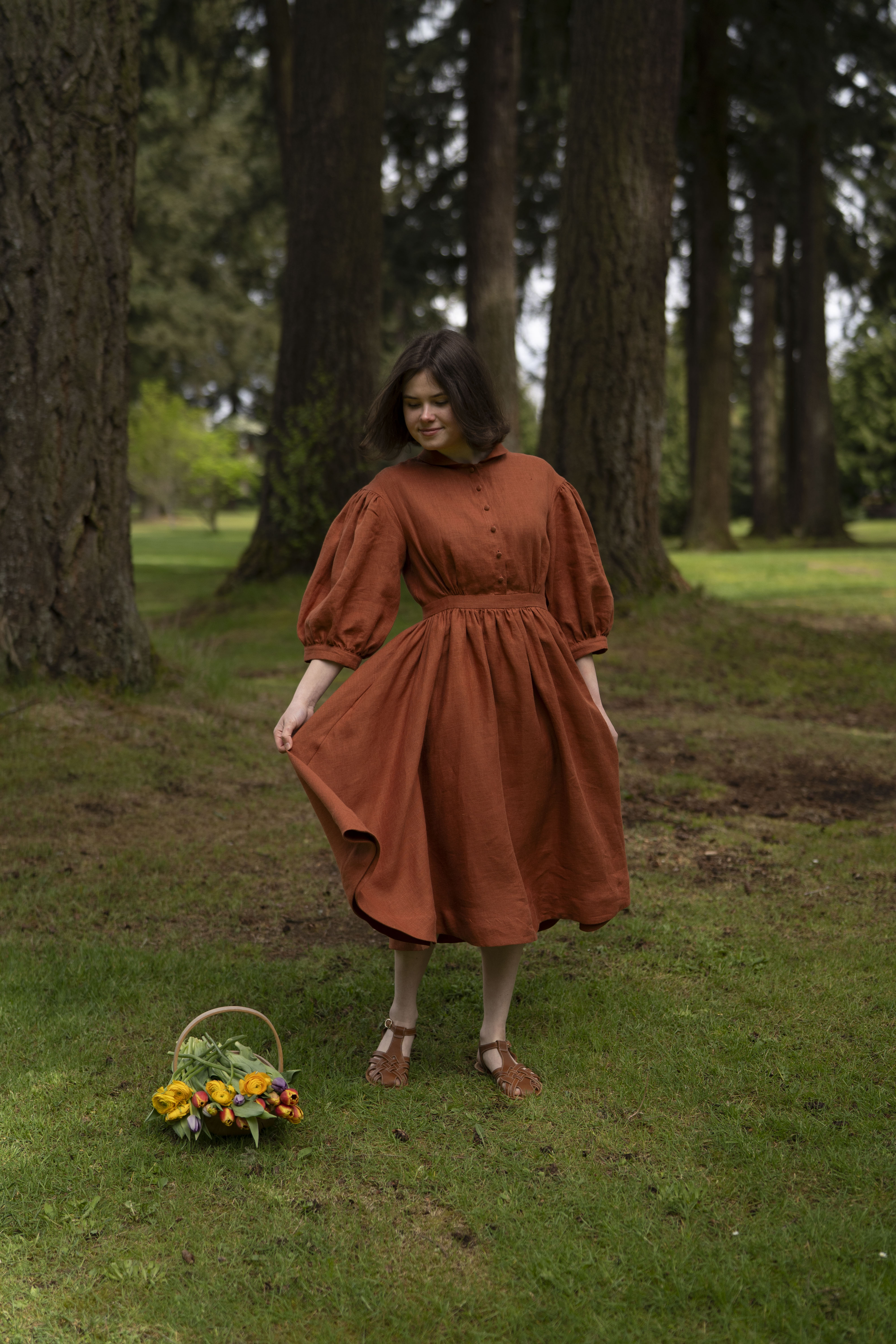 Ready to Ship - Meg Dress with 3/4 sleeves