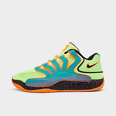 Nike Men's KD 18 Basketball Shoes in Clear Jade/Liquid Lime/Black Size: 7.5