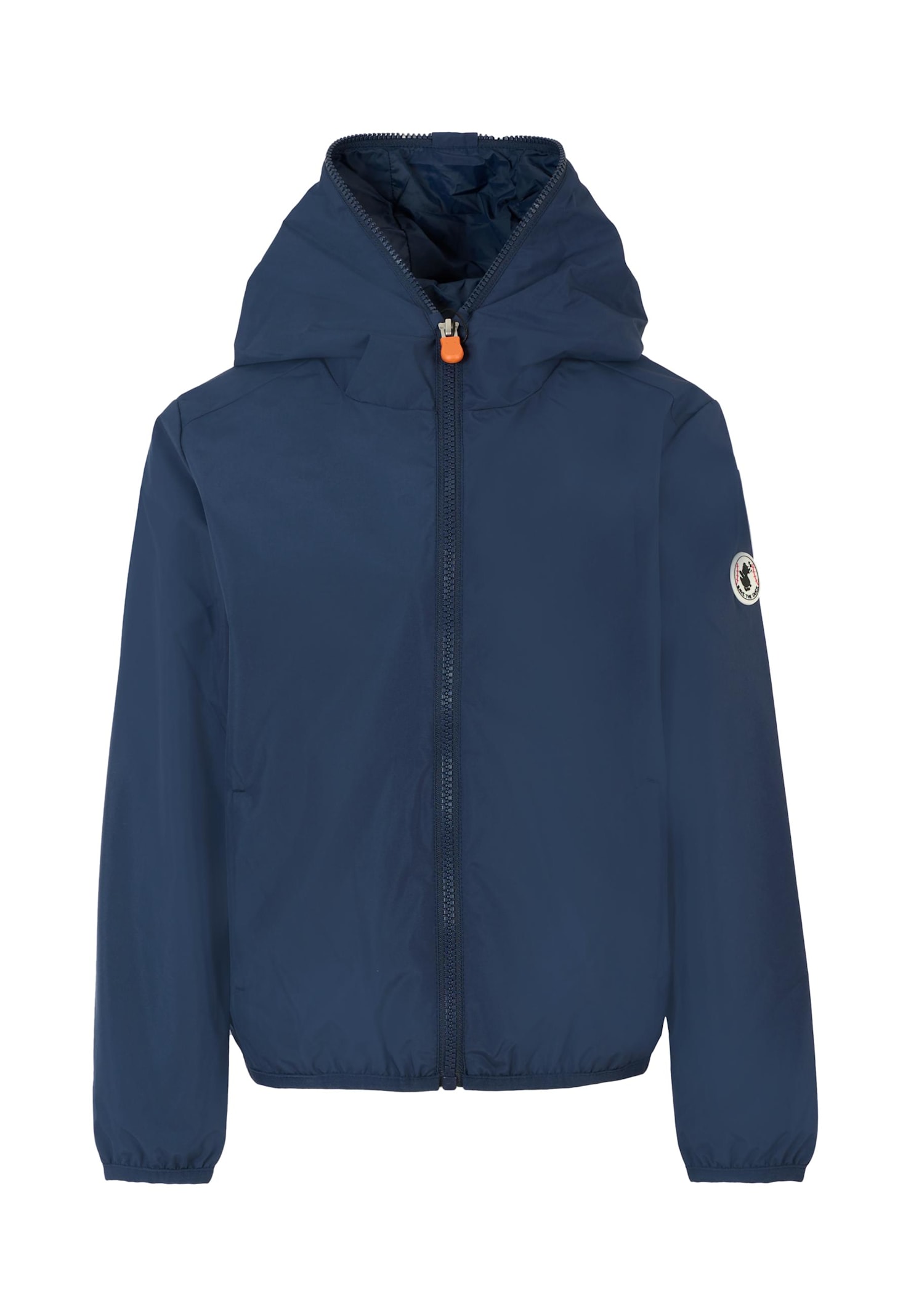 Save the Duck Blue Windbreaker For Boy With Logo