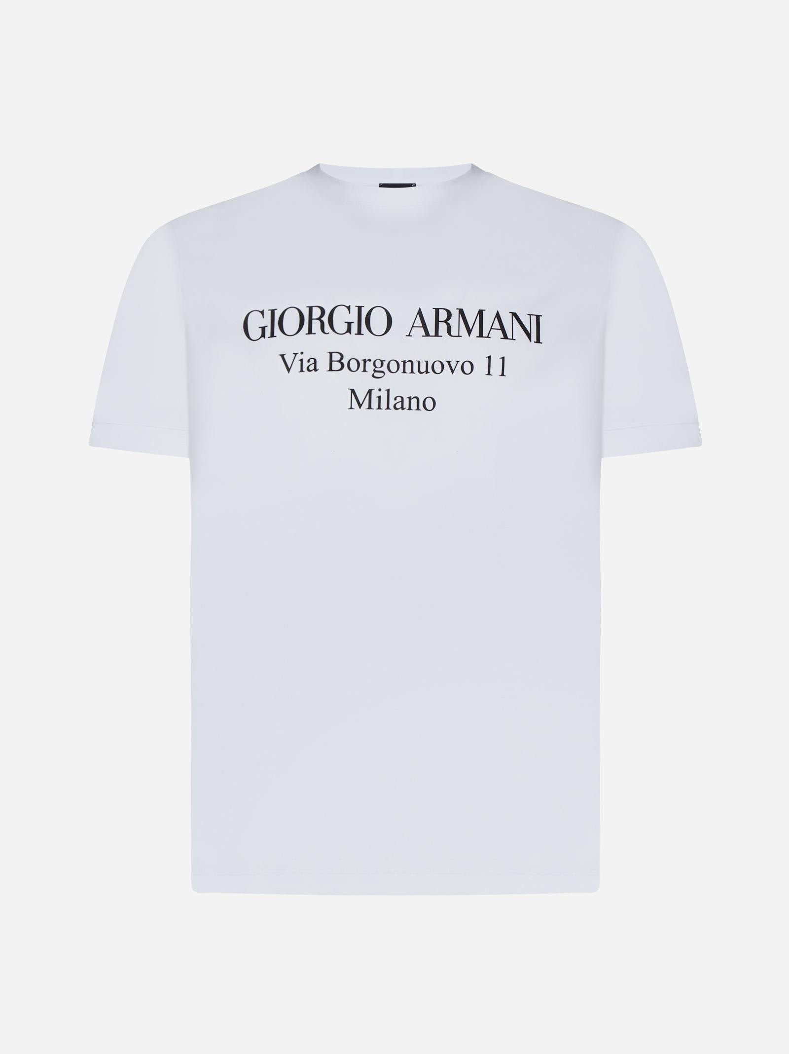Giorgio Armani Logo Cotton T-shirt
