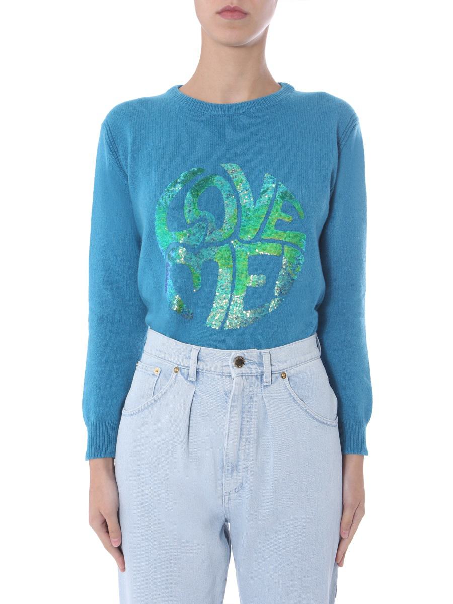 Alberta Ferretti "Love Me" Sweater