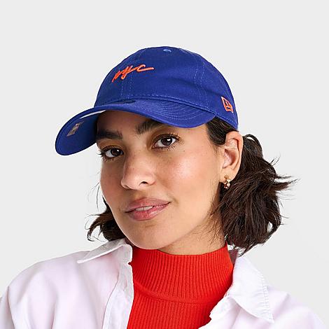 New Era New York Knicks NBA 9TWENTY Strapback Hat in Royal Blue