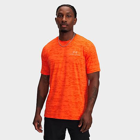 Under Armour Men's Vanish Energy Printed T-Shirt in Fire/Dynamite/Fire Size: Small