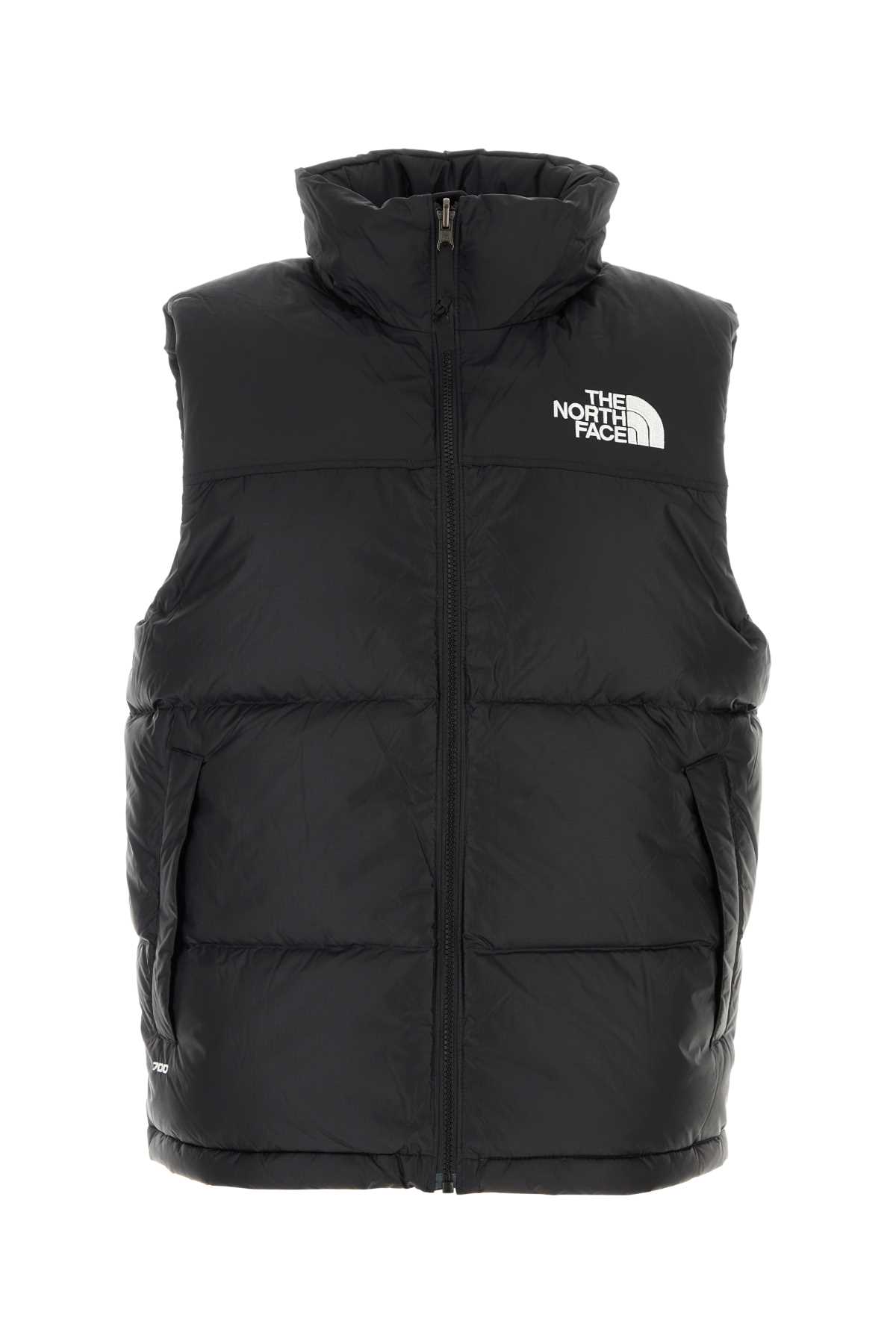The North Face Black Nylon Sleeveless Down Jacket
