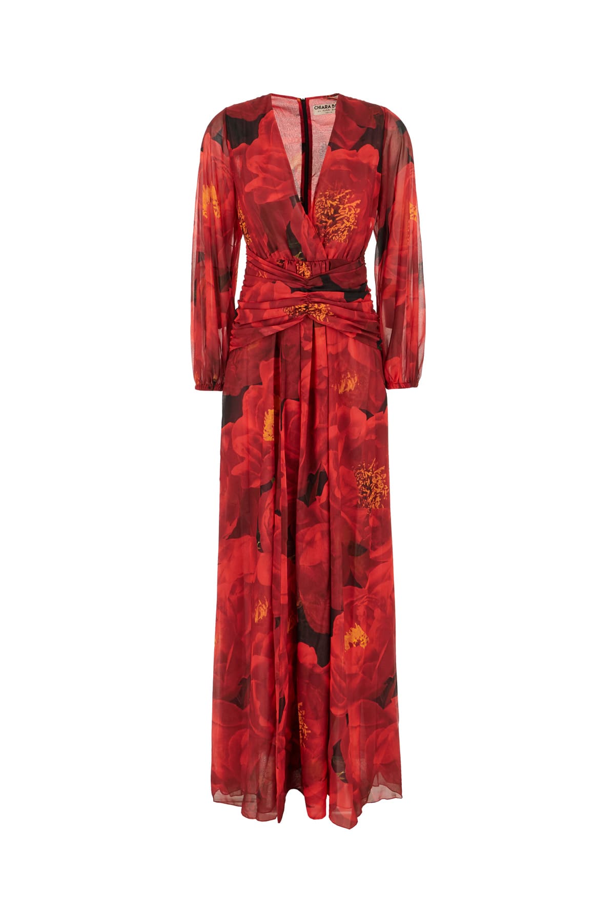 La Petit Robe Di Chiara Boni Printed Stretch Nylon Long Dress