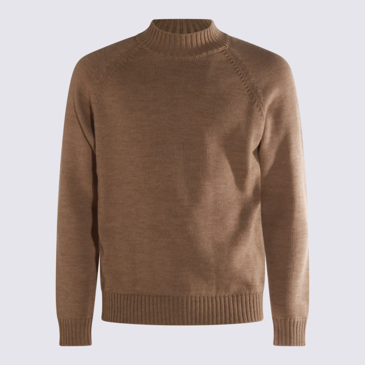 Zanone Brown Wool Knitwear