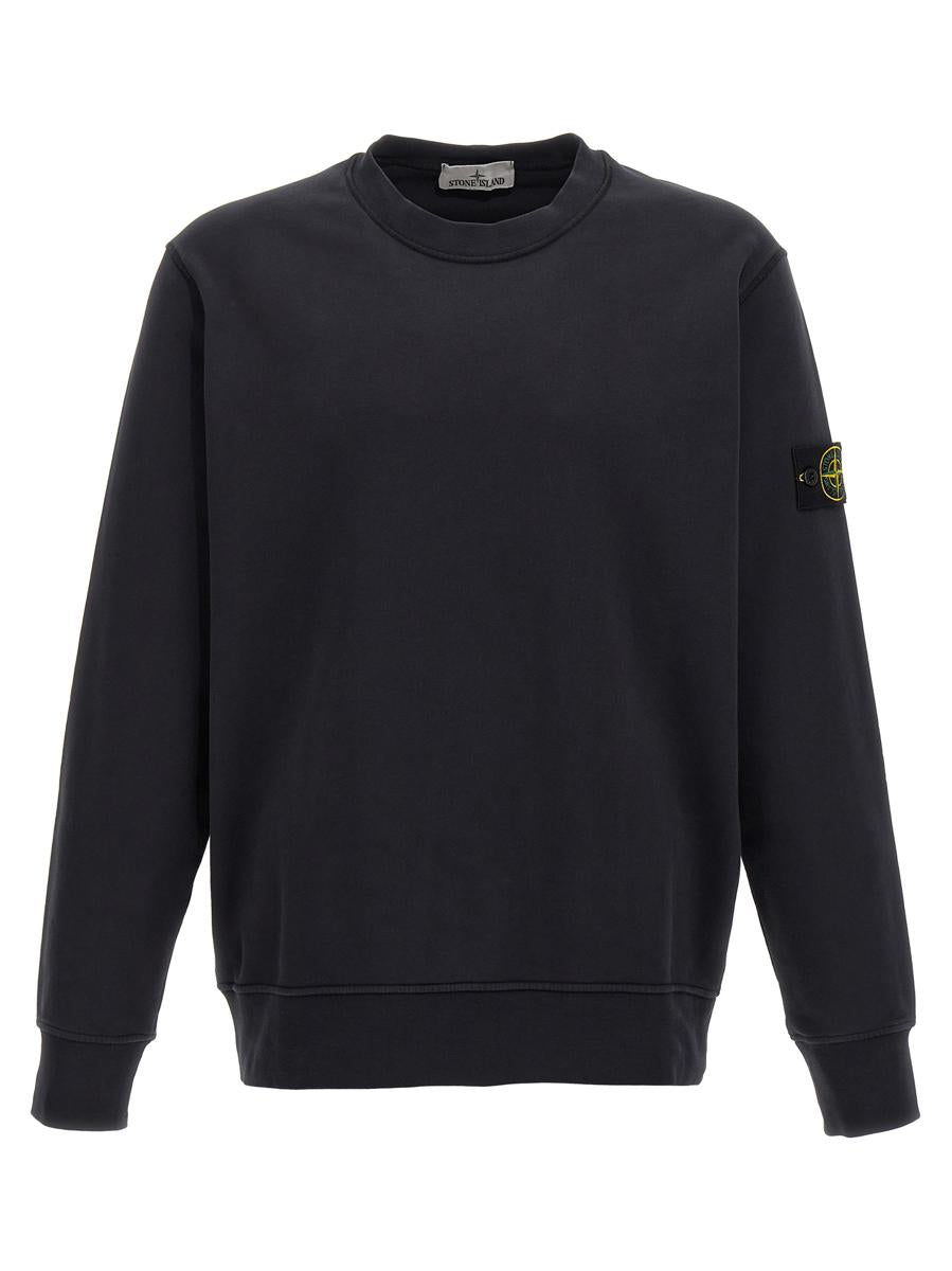 Stone Island Logo Badge Sweatshirt