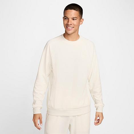 Nike Men's Primary Dri-FIT UV Versatile Crewneck Sweatshirt in Pale Ivory Size: Small