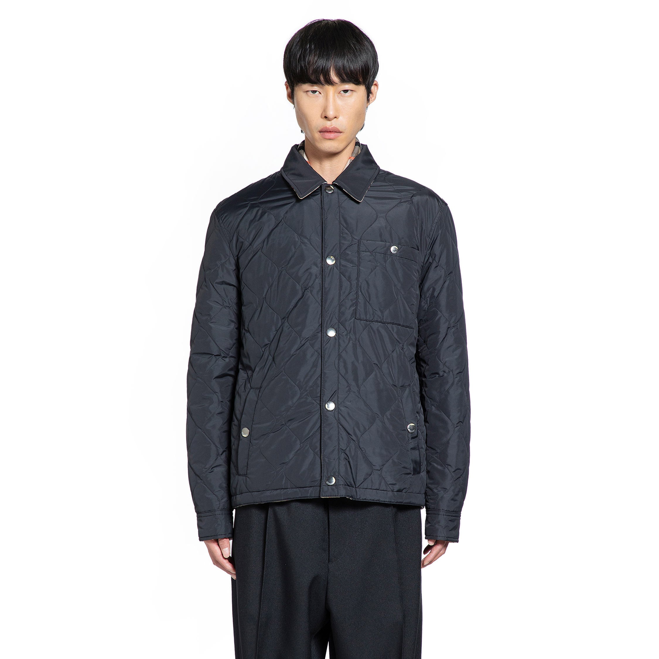 Reversible Quilted Nylon Overshirt