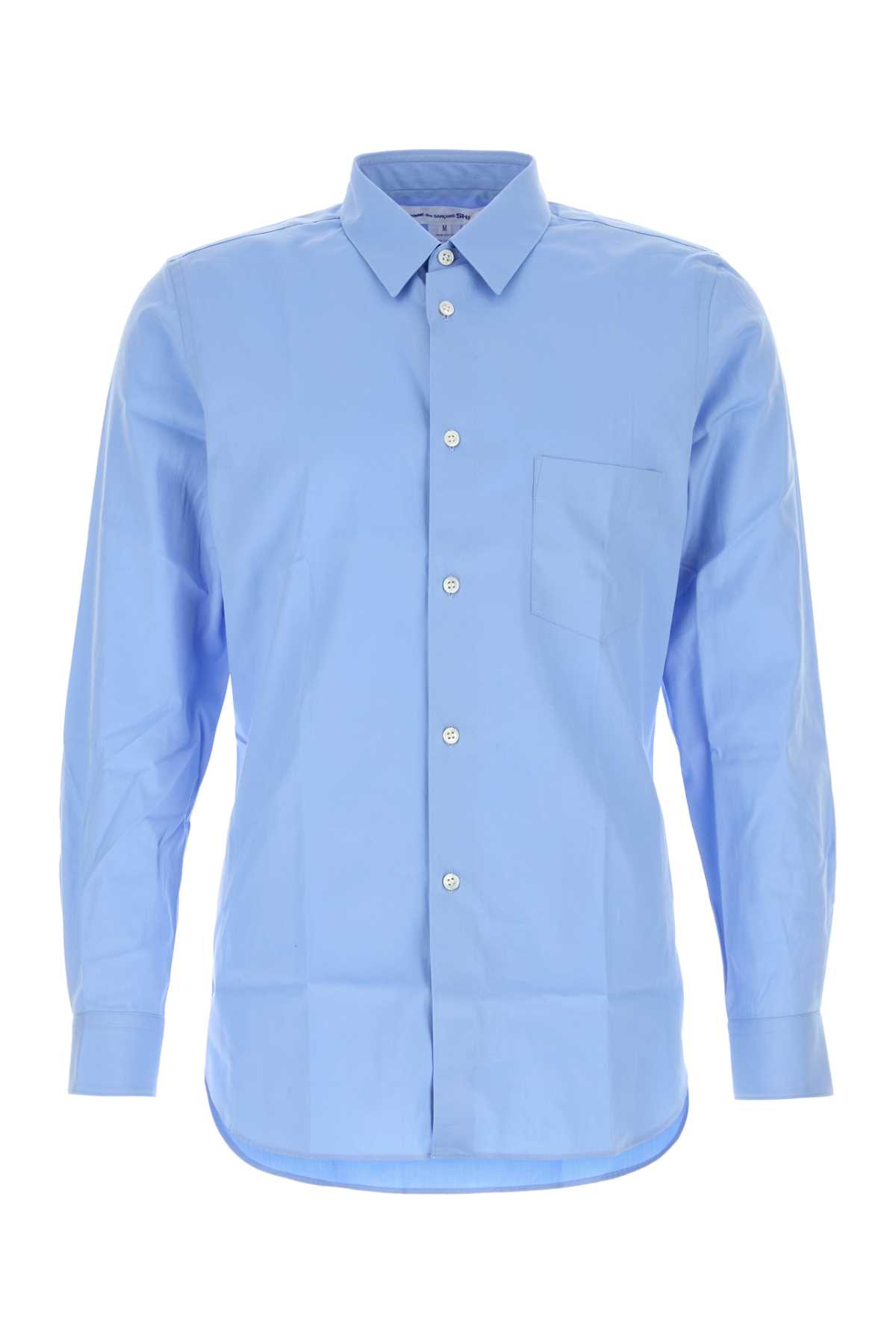 Comme des Garçons Shirt Cerulean Blue Poplin Shirt