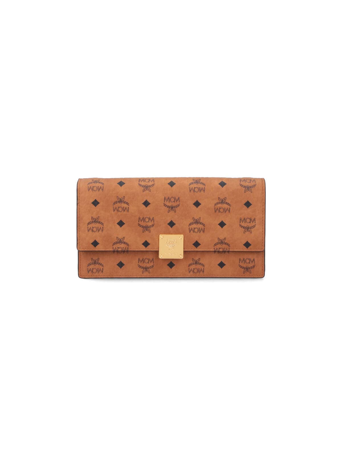 MCM Large Wallet With Logo Shoulder Strap